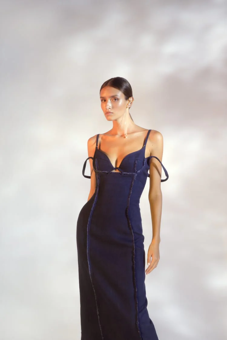 Gold Pearl Ear Cuff with Chain - Image 4