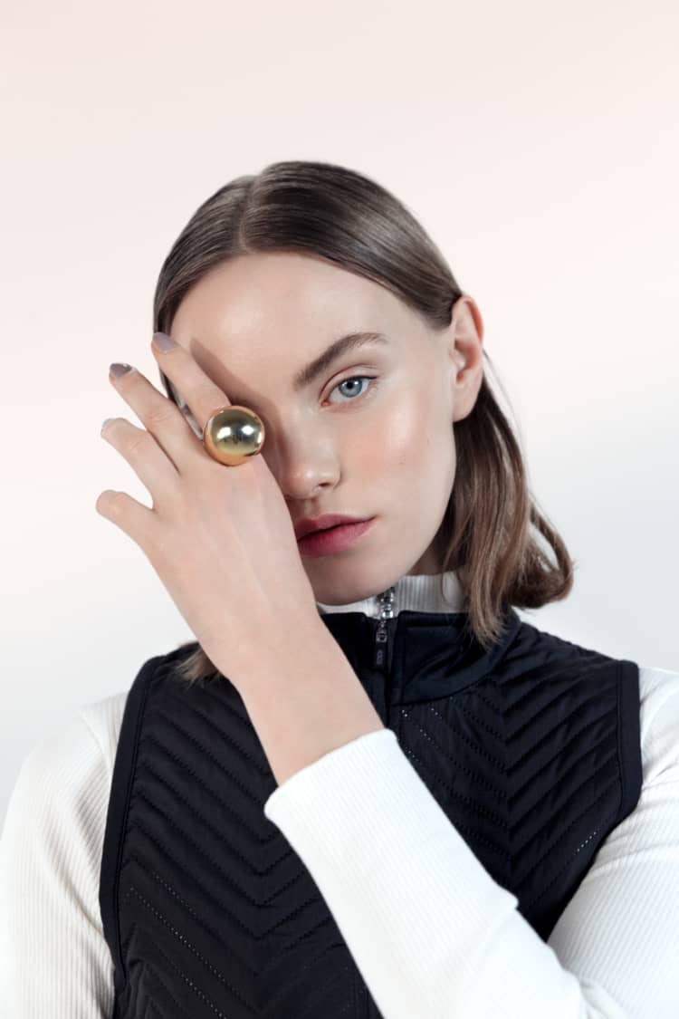 Gold Dome Ring - Image 3