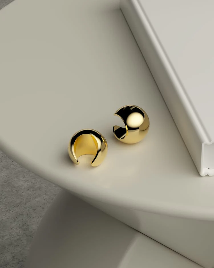 Gold Dome Ring - Image 4