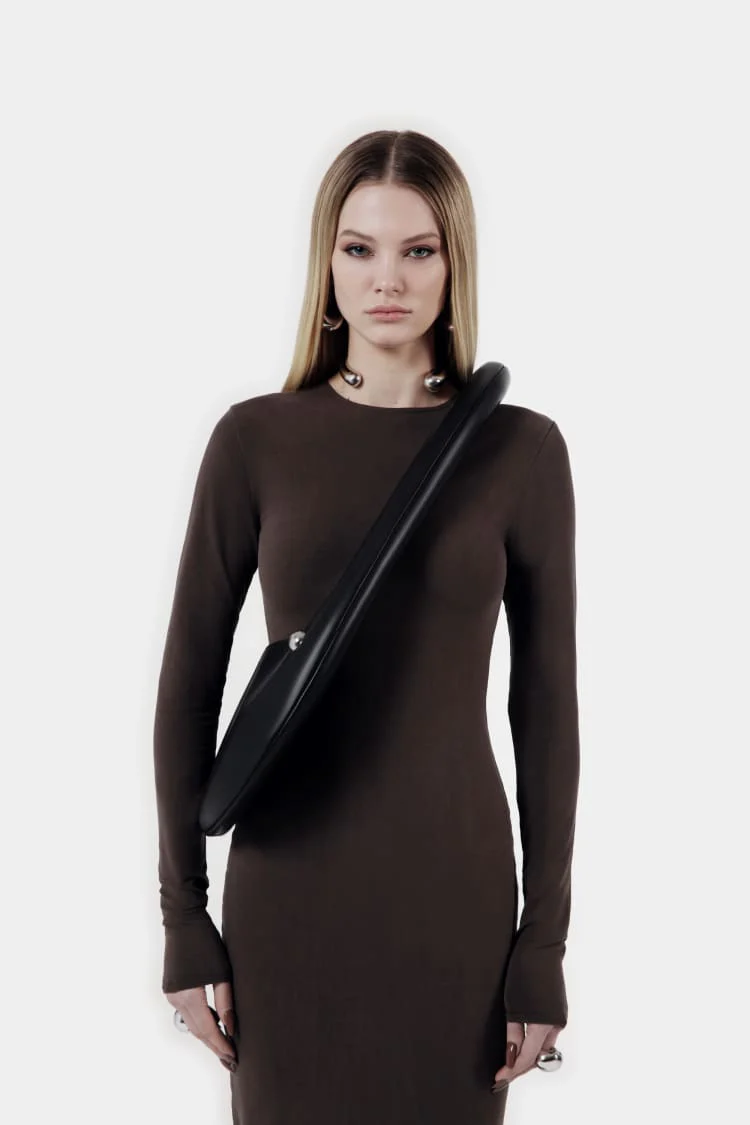 LOCK bag | black shoulder bag - Image 5