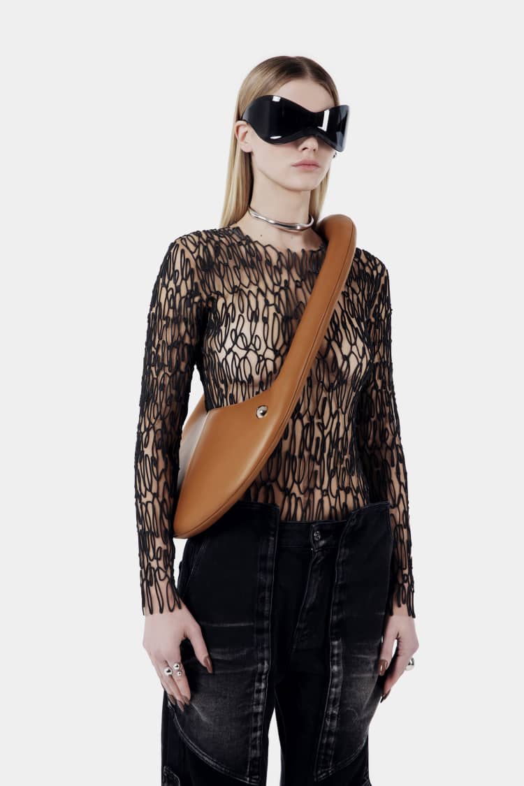 LOCK bag | brown shoulder bag - Image 5