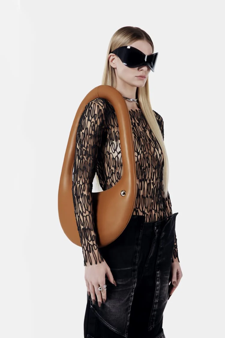 LOCK bag | brown shoulder bag - Image 7