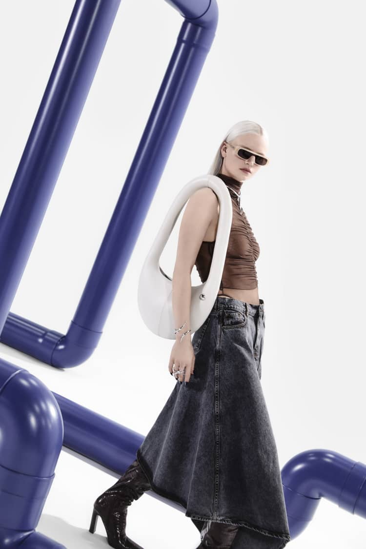 LOCK bag | white shoulder bag - Image 8