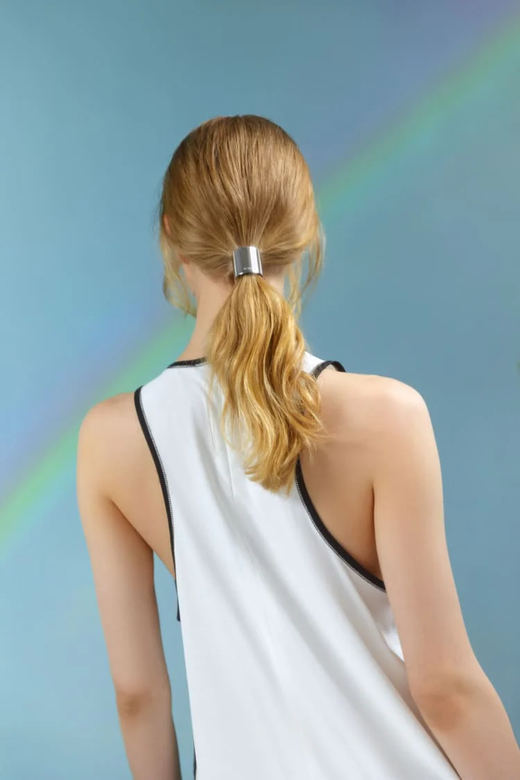 Small Silver Ponytail Cuff - Image 3