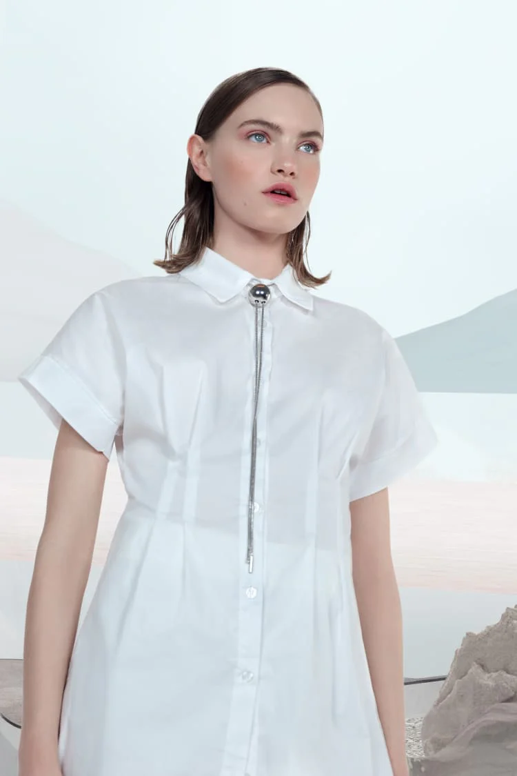 Silver Sliding Knot Necklace - Image 4