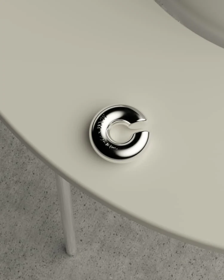 Silver Thick Ear Cuff - Image 3