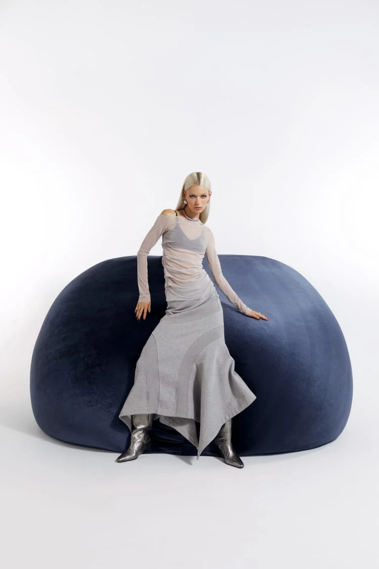 Silver Twisted Choker Necklace - Image 7