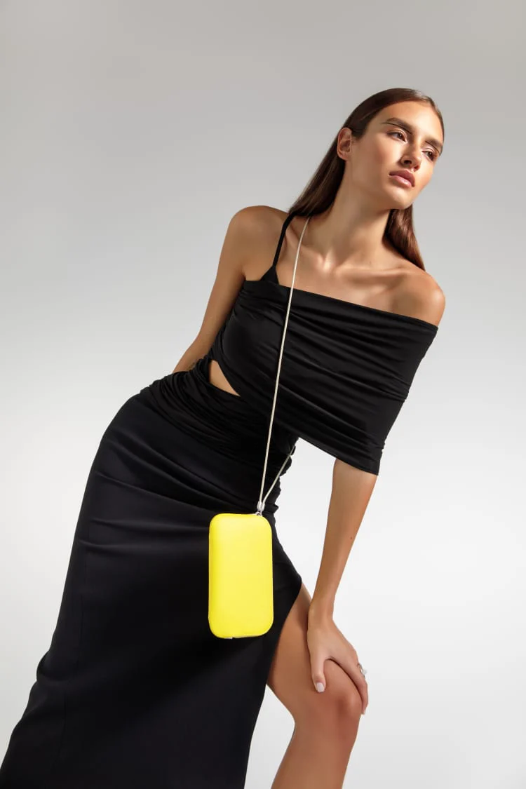 Crossbody yellow purse - Image 3
